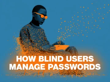 Görme engelli kişiler için çevrimiçi ortamda güvende kalmak, yardımcı olmak üzere tasarlanmış araçlar üzerinde çalışmak anlamına gelir