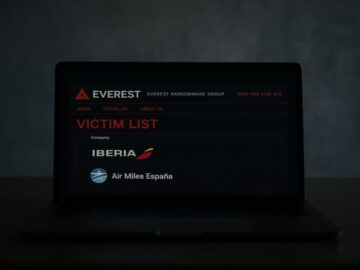 Everest fidye yazılımı, İspanya’nın ulusal havayolu şirketi Iberia’da 596 GB veri hırsızlığıyla ihlal yapıldığını iddia ediyor