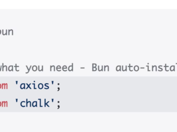 Bun Kullanan Bağımsız TypeScript Programları