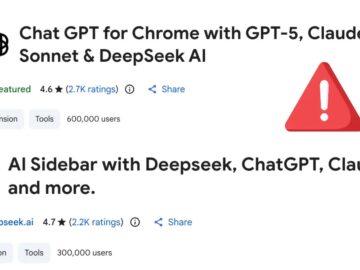Kötü Amaçlı Chrome Uzantısı 900.000 Kullanıcının ChatGPT ve DeepSeek Sohbetlerini Sızdırıyor
